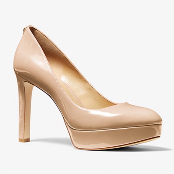 Michael Kors | Chantal Faux Patent Leather Platform Pump - Picture 1 of 3